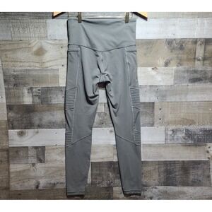 Athleta Inclination Moto Tight  In Powervita, Army‎ Green SIZE S   #490560